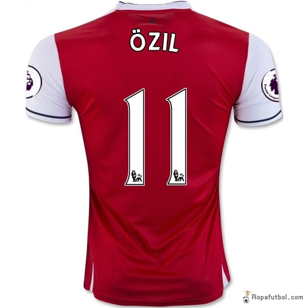 Camiseta Arsenal Replica Primera Ropa Ozil 2016/17 Rojo